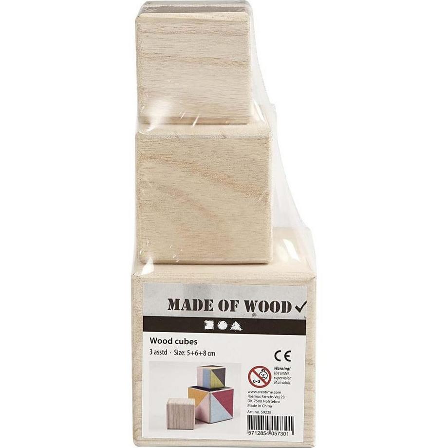 Creativ Company  Articles en bois Cube 