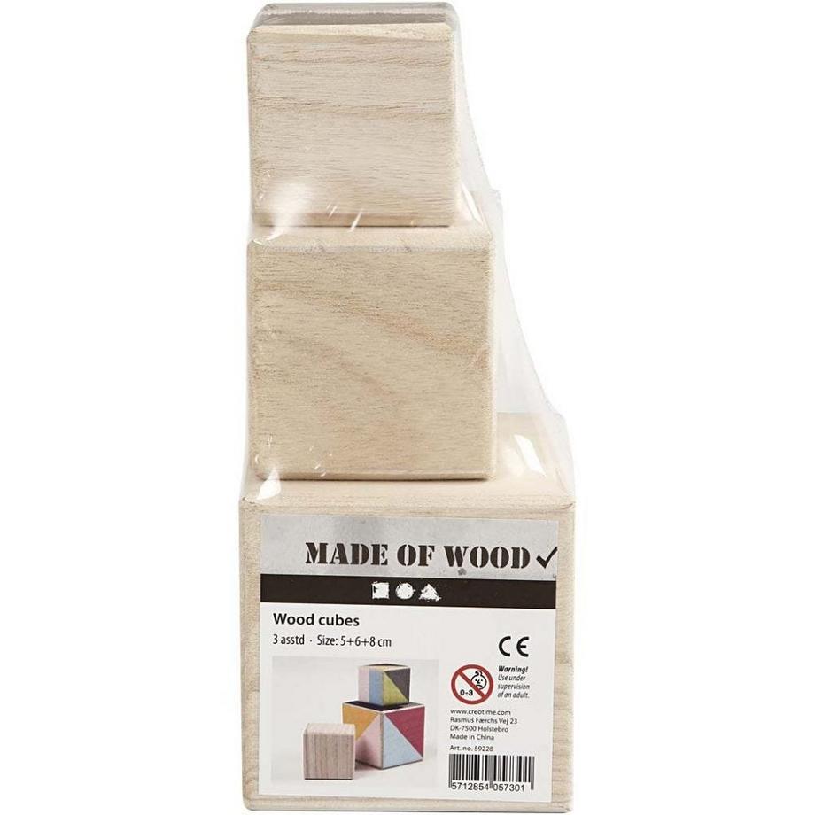 Creativ Company  Articles en bois Cube 