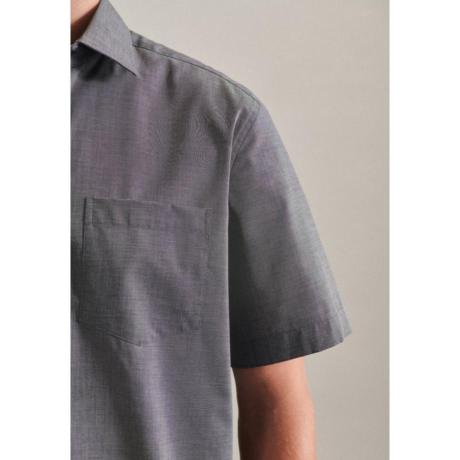 Seidensticker Business Hemd Regular Fit Kurzarm Uni  