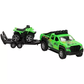 Traffic SUV mit Anhänger und Quad