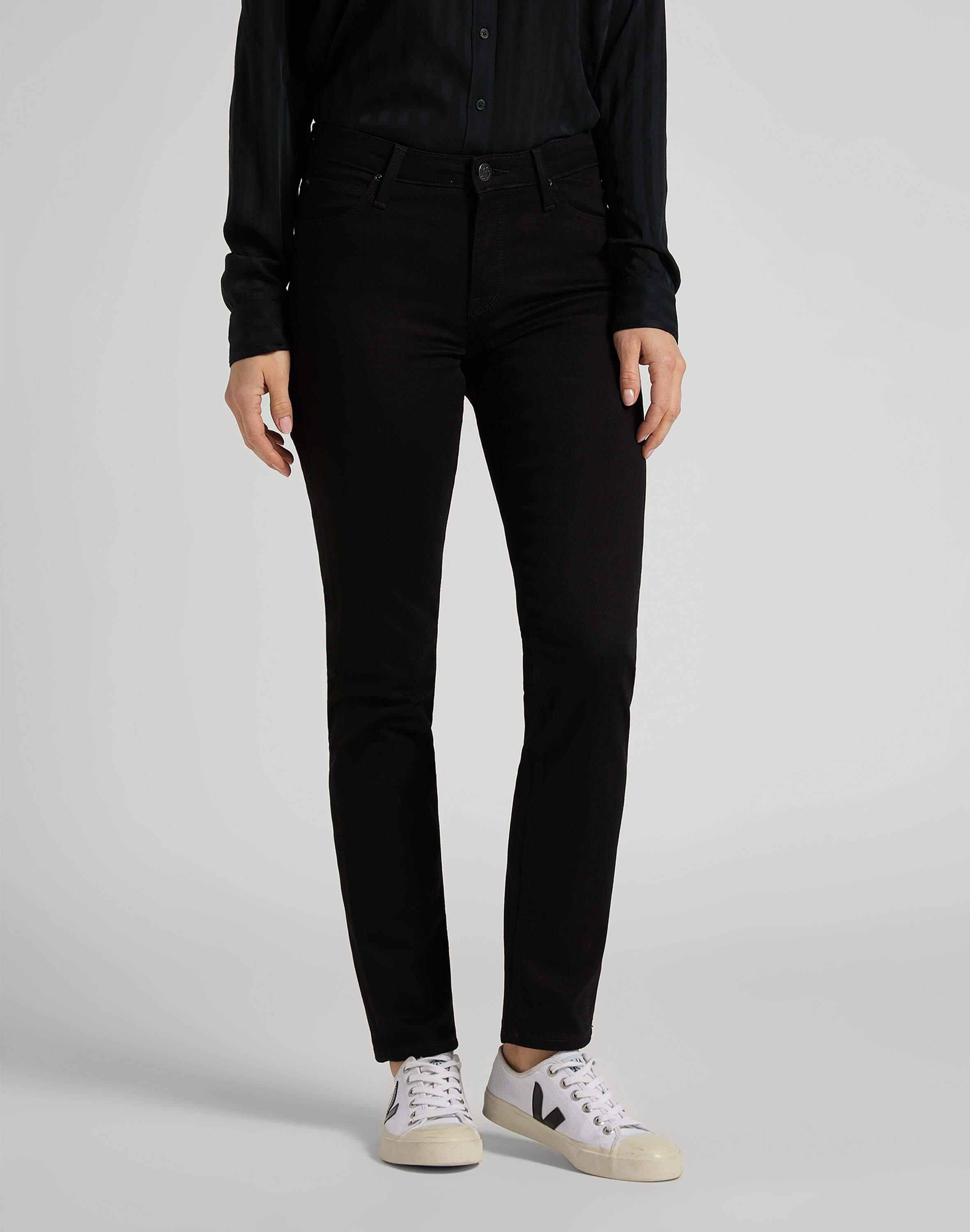 Image of Jeans Slim Fit Elly Damen Schwarz L31/W25