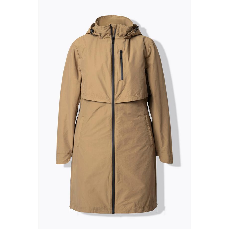 Ulla Popken Parka Fentes Latérales Zippées Capuche Poches Zippées  