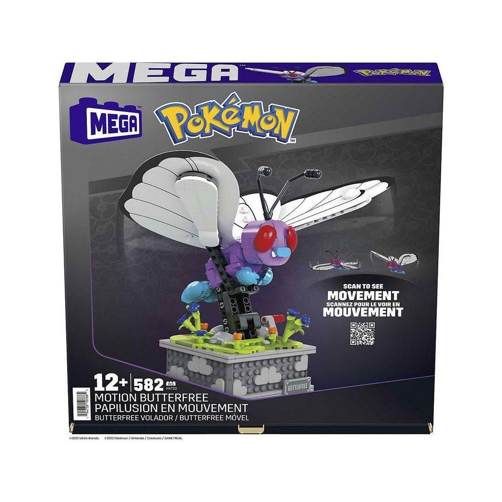 Mega Construx  Pokémon Motion Smettbo bewegliches Bauset (582Teile) 