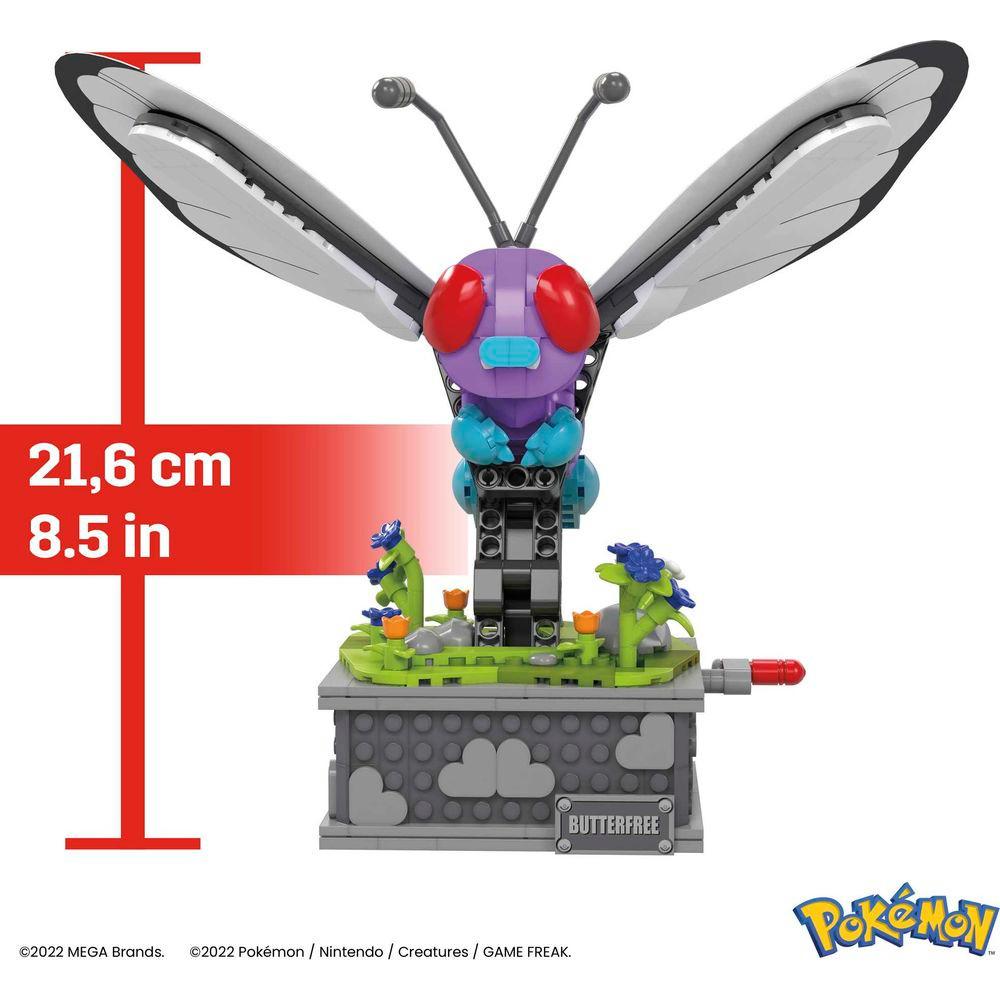 Mega Construx  Pokémon Motion Smettbo bewegliches Bauset (582Teile) 