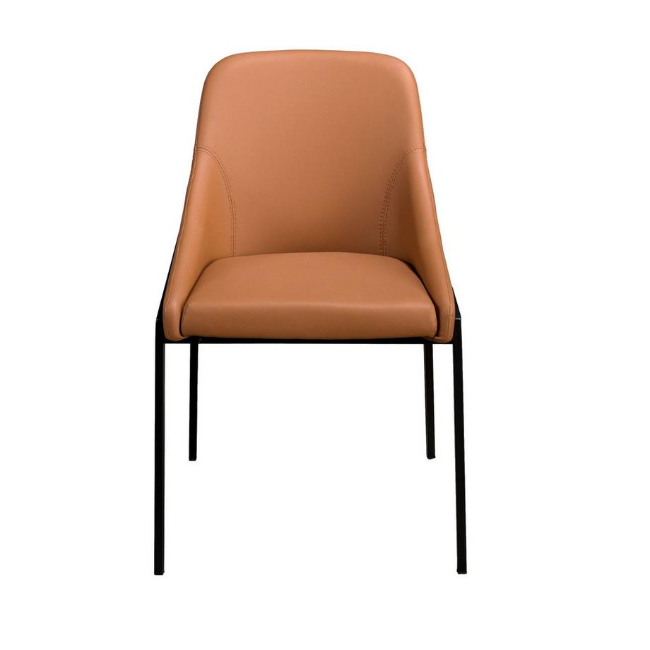 ANGEL CERDA Sedia in similpelle arancione  