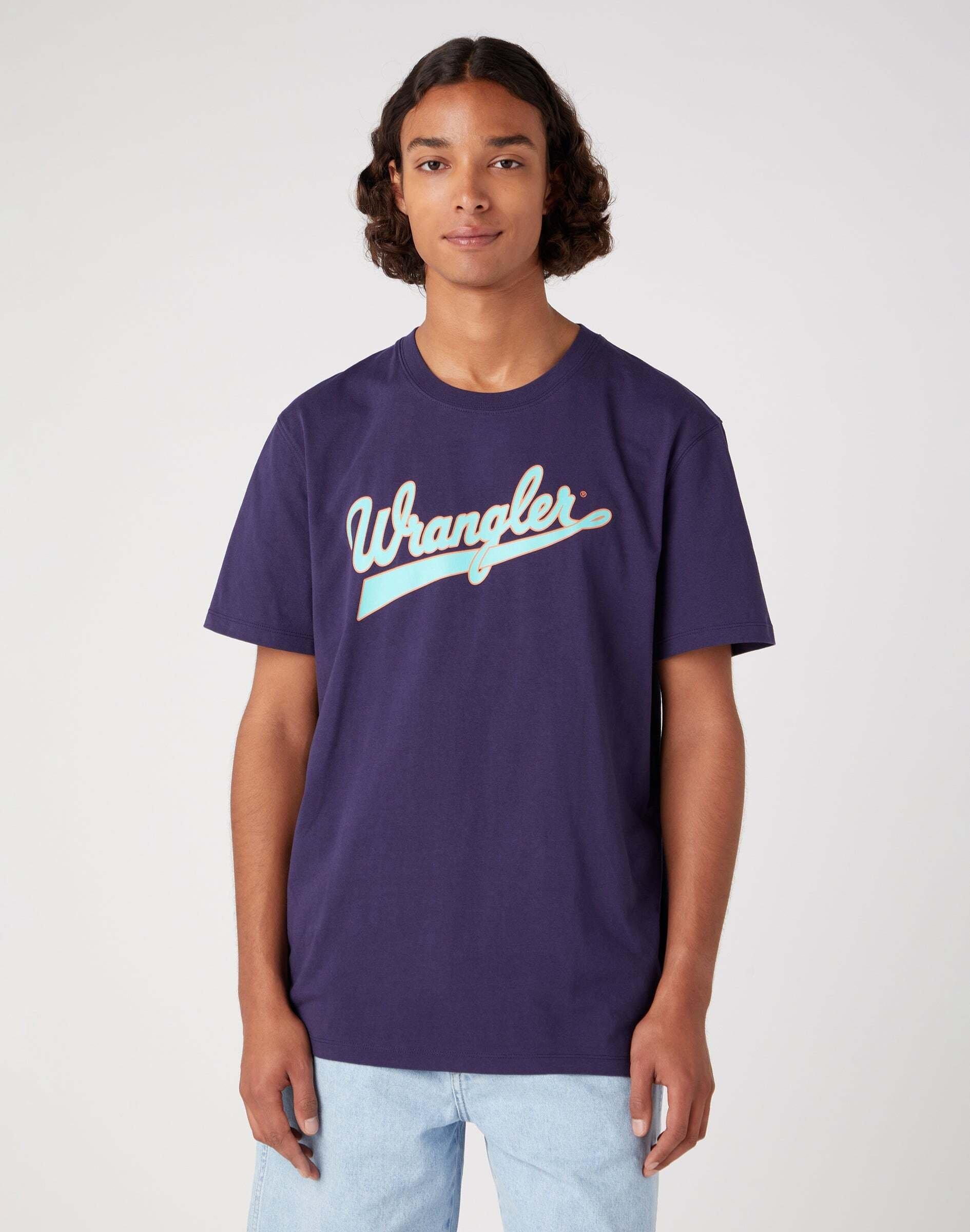 Image of T-shirts Branded Tee Herren Blau M