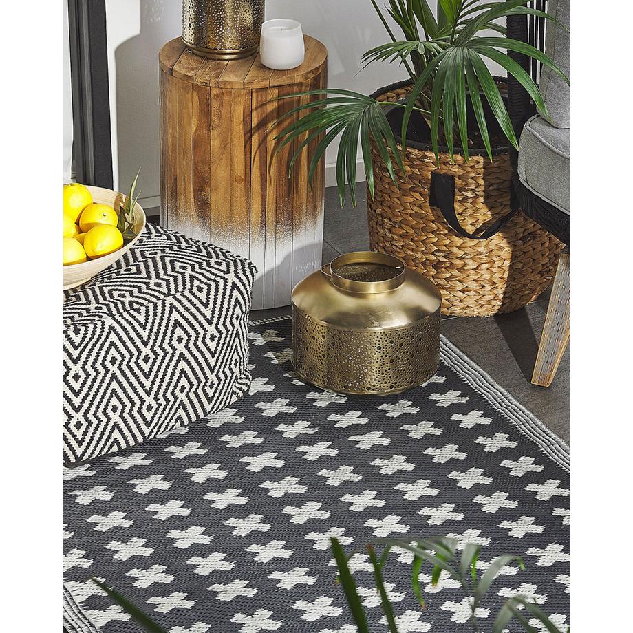 Beliani Tappeto per esterni en Polipropilene Moderno ROHTAK  