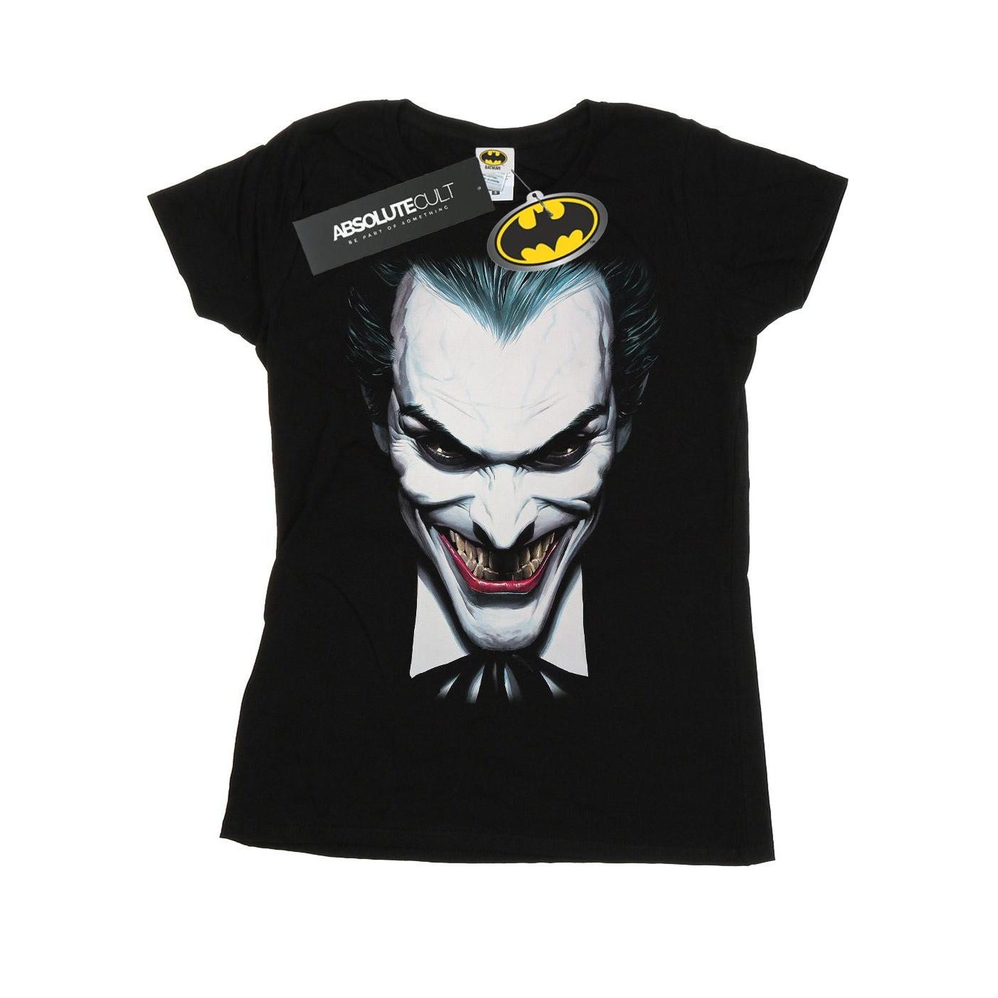 Image of The Joker By Alex Ross Tshirt Damen Schwarz S