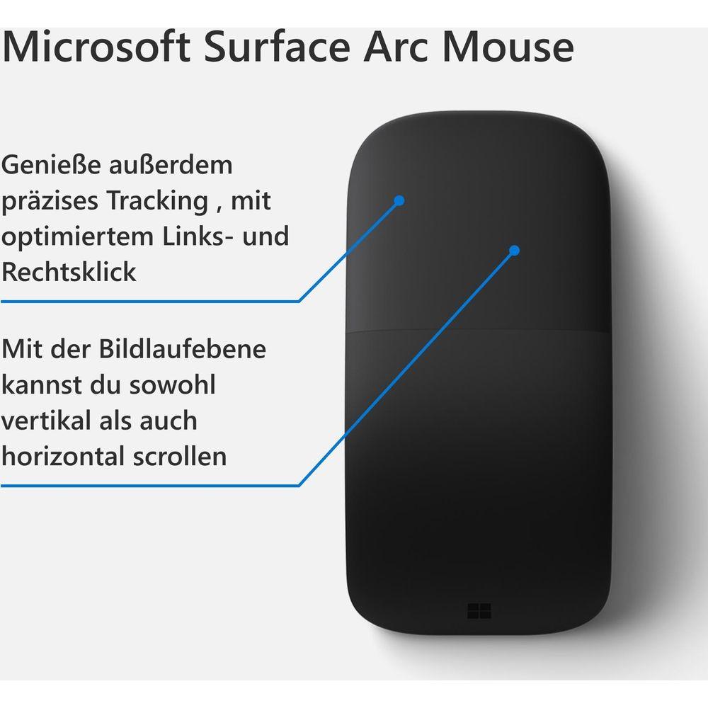 Microsoft  Surface ArcMouse (Bluetooth, Schwarz) 