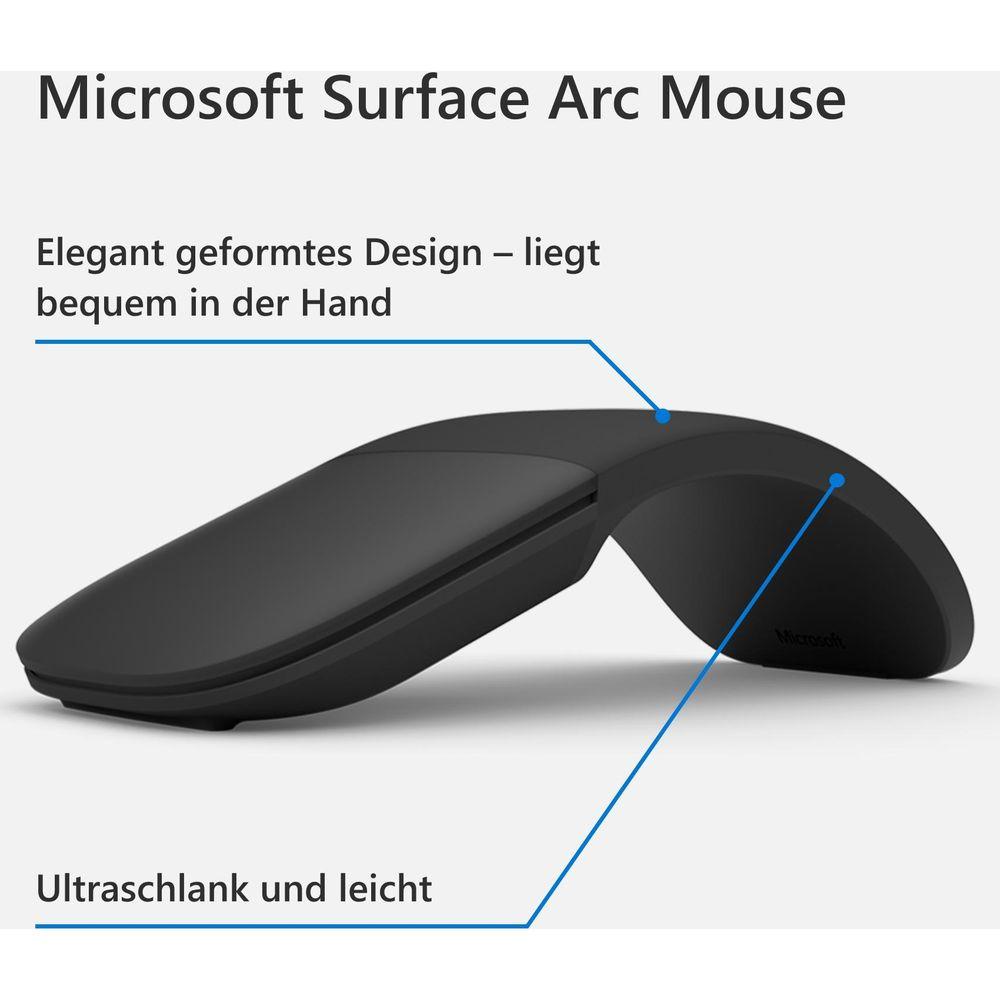 Microsoft  Surface ArcMouse (Bluetooth, Schwarz) 