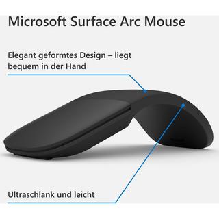 Microsoft  Surface ArcMouse (Bluetooth, Schwarz) 