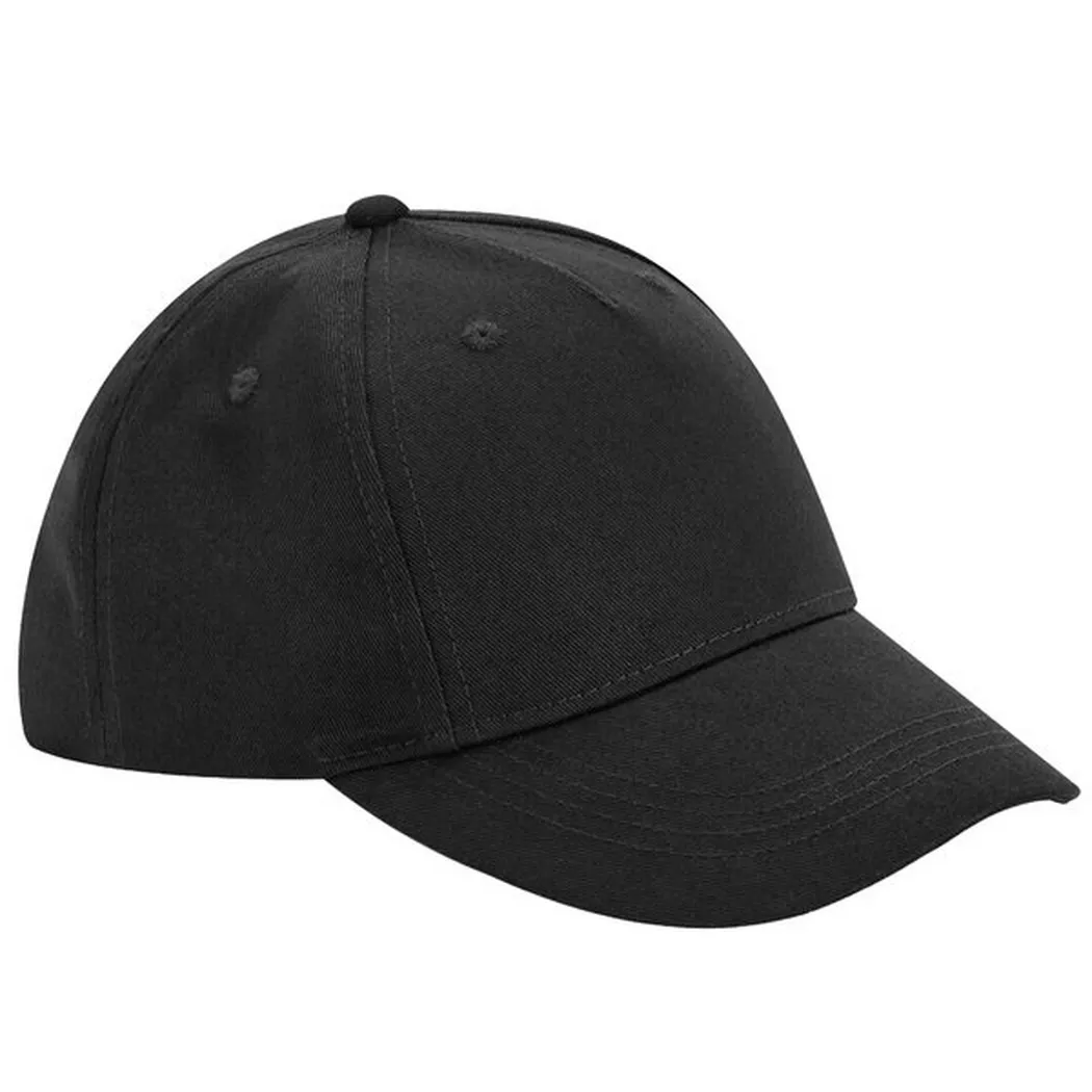 Beechfield - BaseballMütze 5 Segmente, One Size, Nero