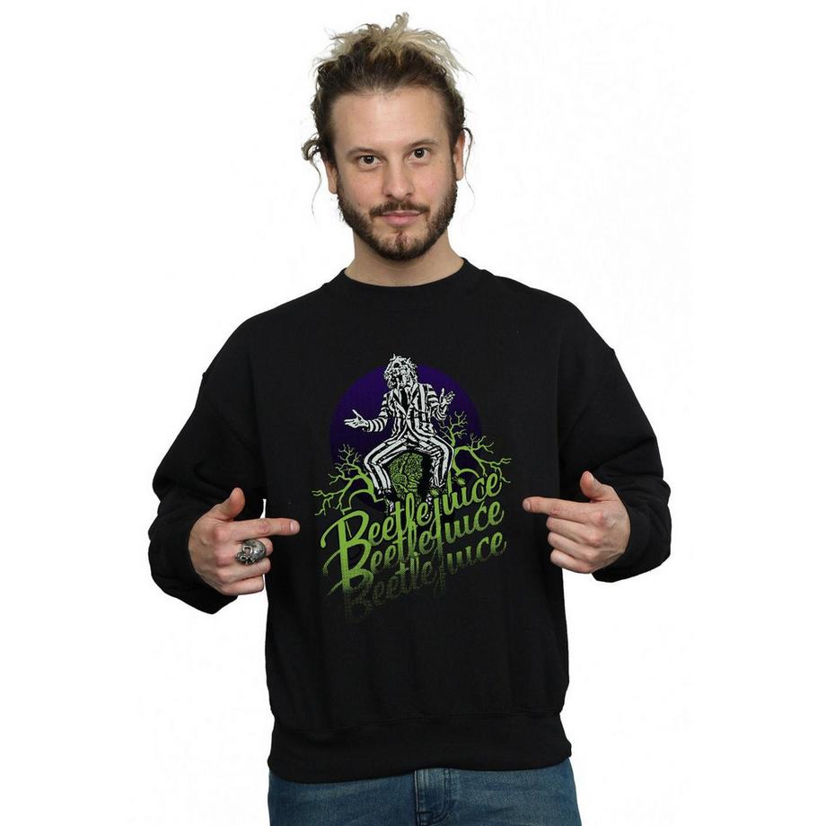 Beetlejuice Felpa con Stampa Grafica  