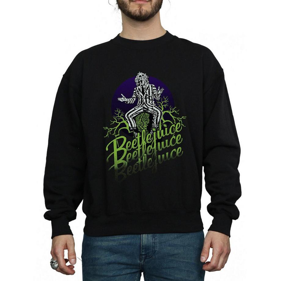 Beetlejuice Felpa con Stampa Grafica  