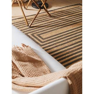 Benuta Tapis de jute Baru Beige/Marron  