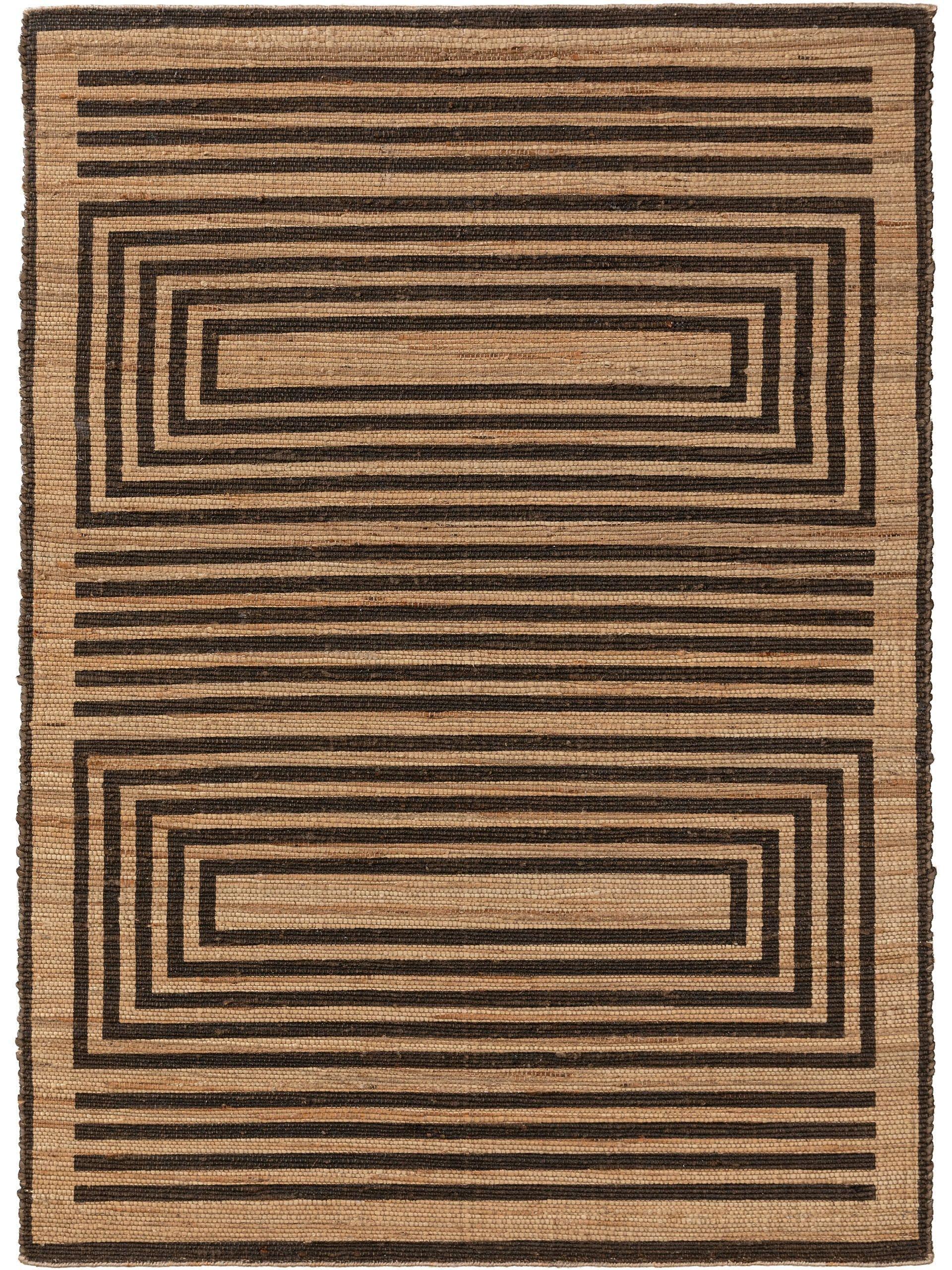 Benuta Tapis de jute Baru Beige/Marron  