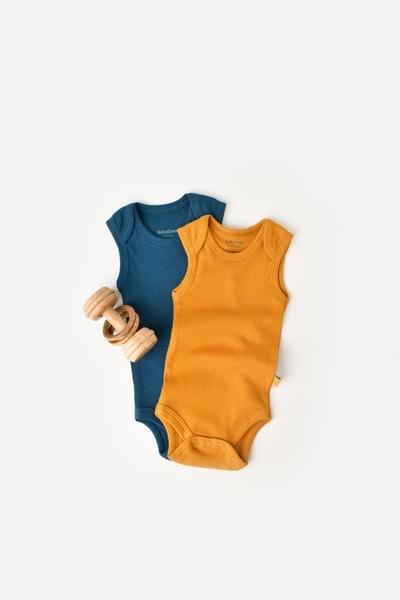 BabyCosy Organic  Body, ärmellos, 2 Pack 