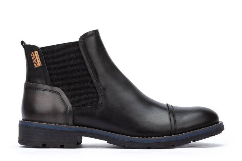 Image of York - Leder Stiefelette Unisex Rot 41