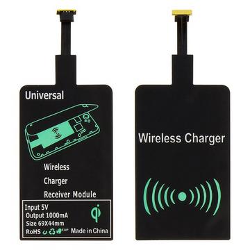 Pack Chargeur QI + Nappe Micro USB Noir
