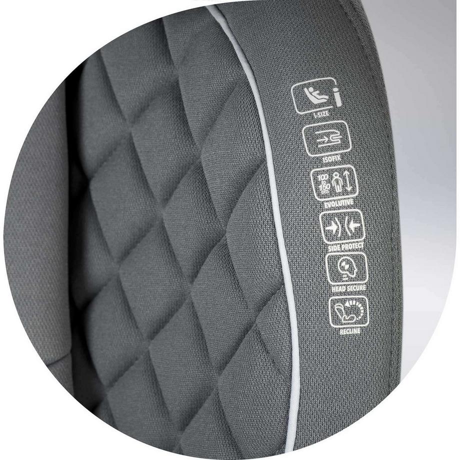 B2X  Autositz Nukido Louis Grey 15-36 kg ISOFIX 