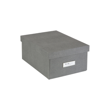 KARIN Aufbewahrungsbox   Grau Canvas