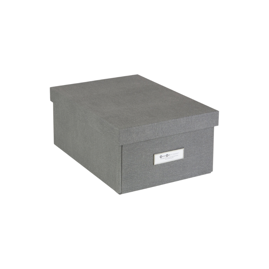 KARIN Aufbewahrungsbox   Grau Canvas