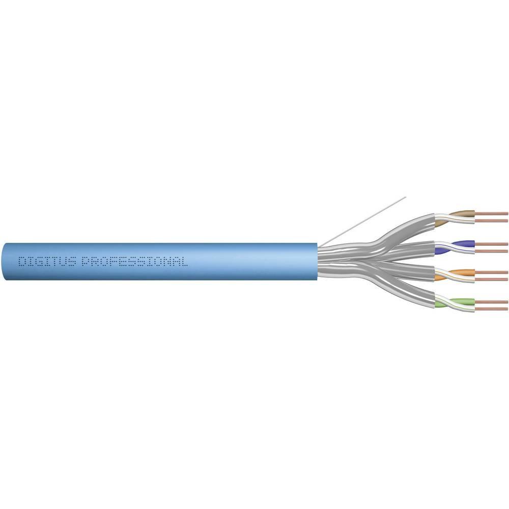 Digitus  Cavo di rete CAT 6A U/FTP 0.25 mm² Azzurro 100 m 