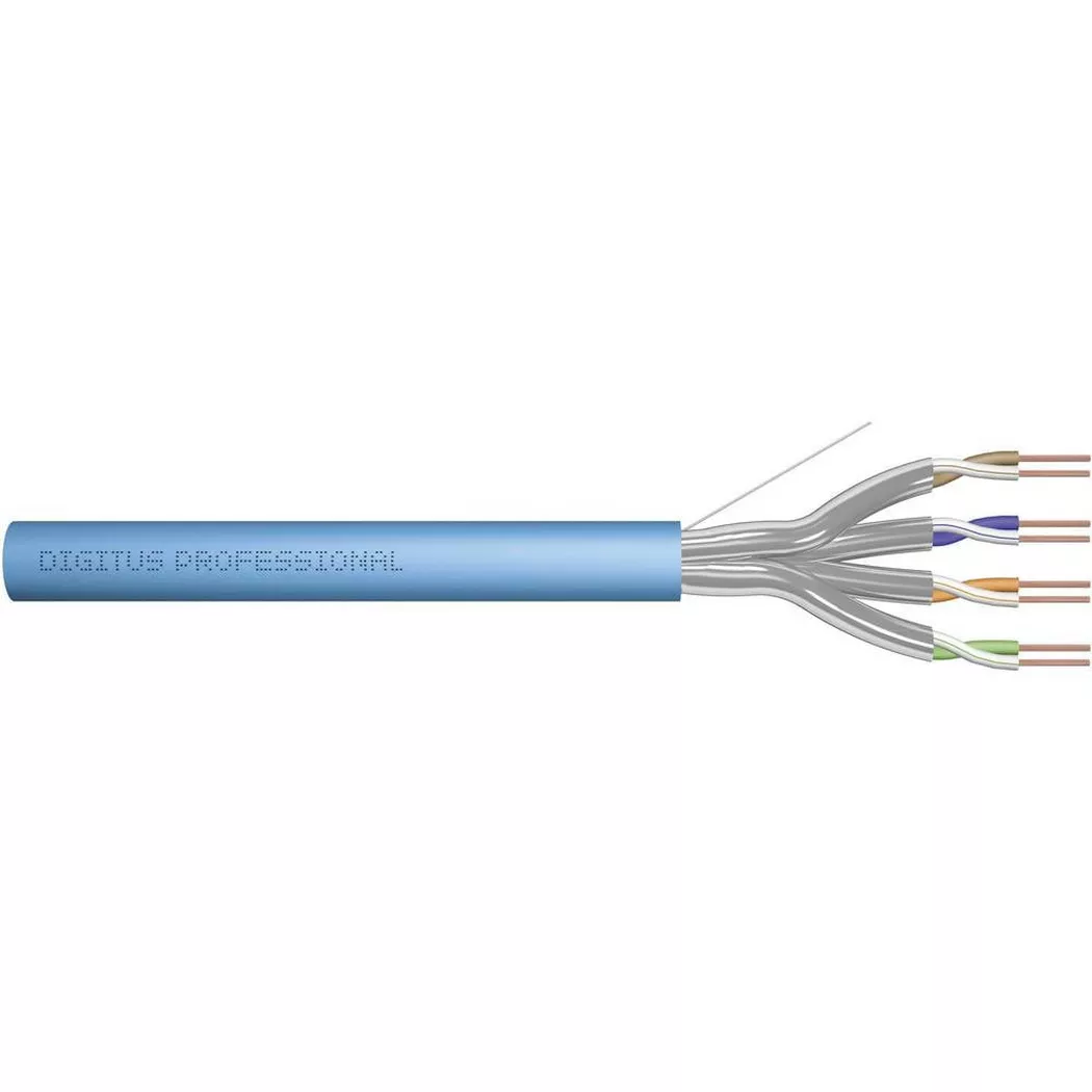 DIGITUS CAT 6A U-FTP - 100m - Blau - 100m