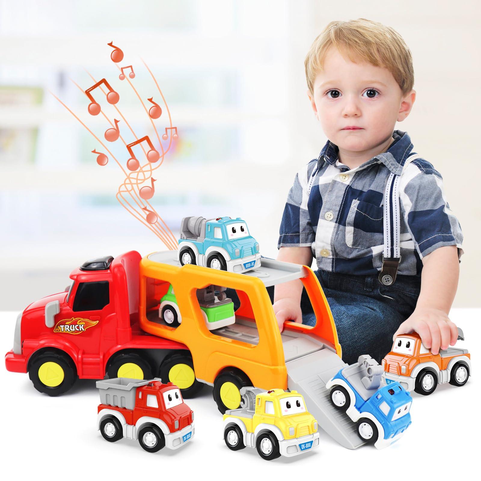 Activity-board  Spielzeugauto, 7-in-1-Kleinkind-Transporter mit Licht und Musik 