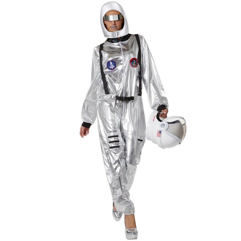 Tectake  Costume unisex Casco da astronauta, occhiali e guanti 