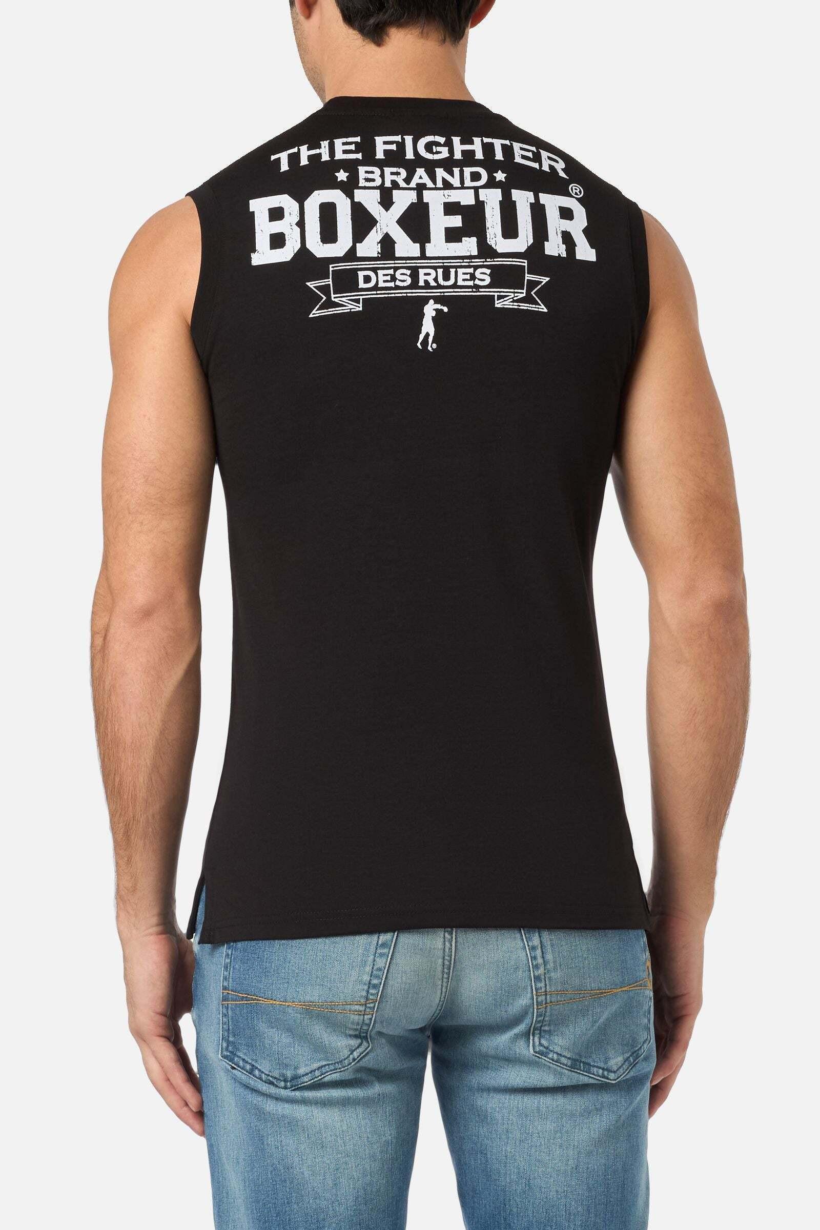 BOXEUR DES RUES  Top Basic Printed Tank Top 