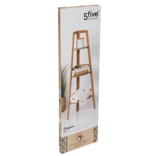 5five Scaffale angolare a 3 livelli - Bambù  