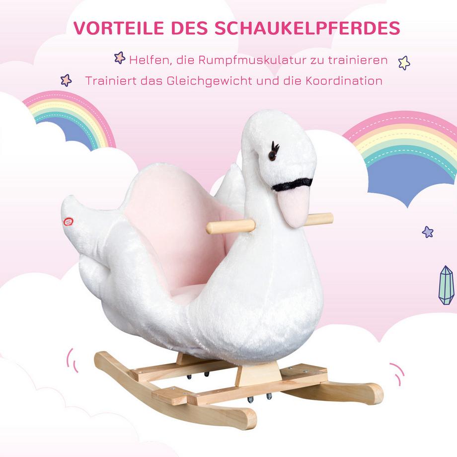 HOMCOM  Kinder Schaukeltier 