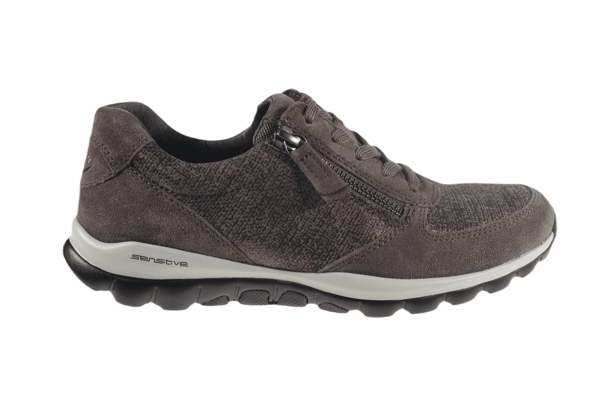 Image of Leder Wandersneaker Damen Braun 37