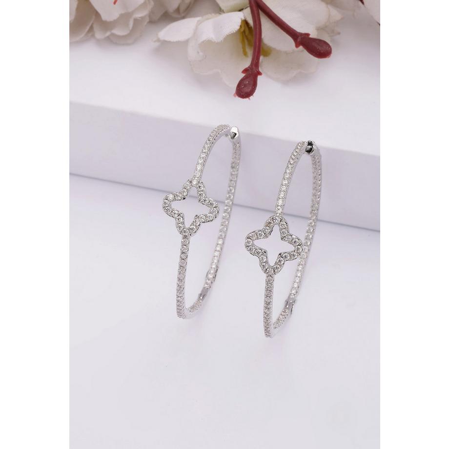 AVANT-GARDE PARIS  Kleeblatt-Creolen 