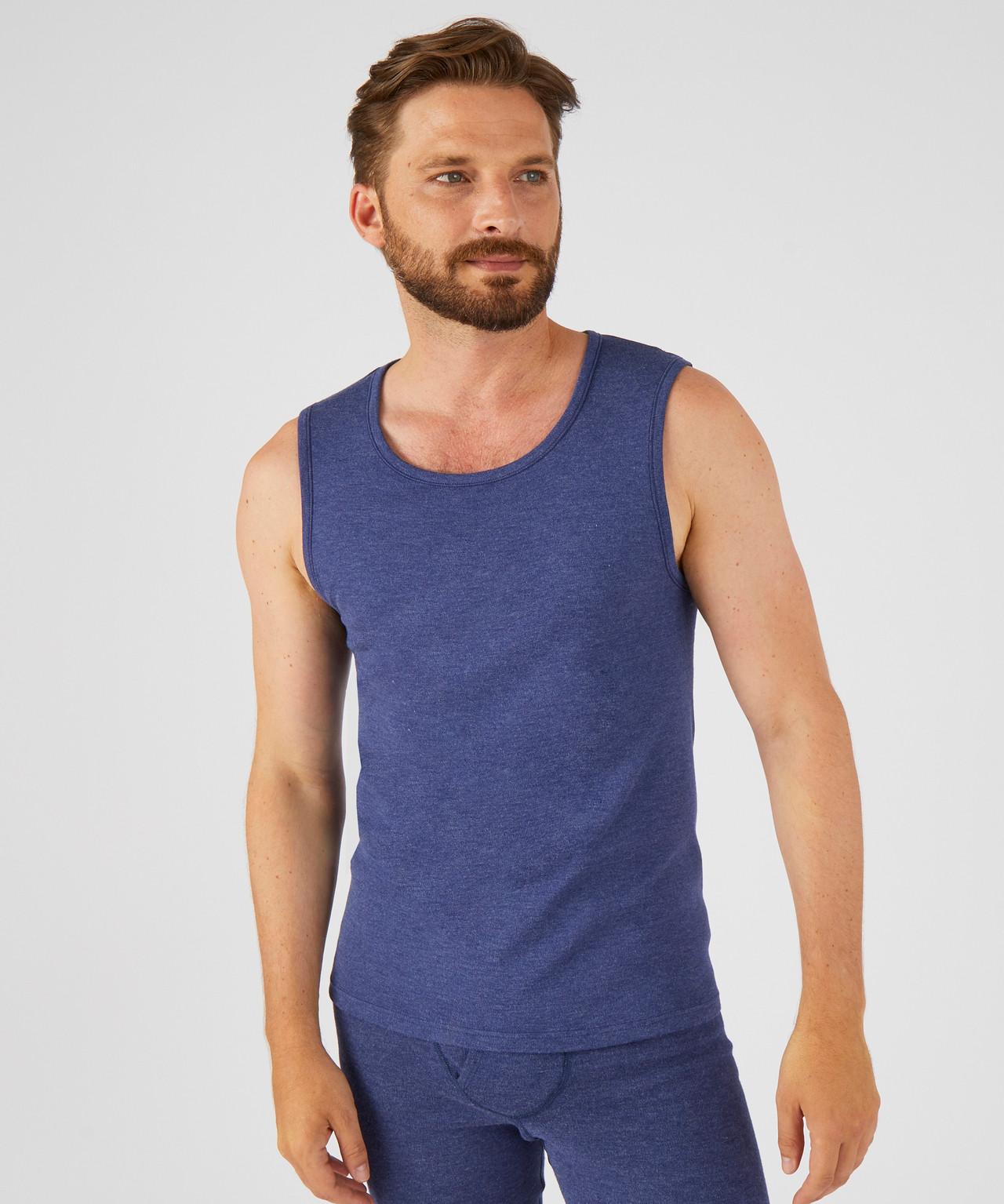 Image of Achselshirt. Herren Blau XS