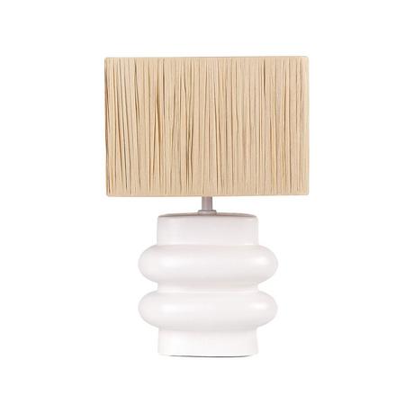 Beliani Lampe à poser en Céramique Boho JUDY  