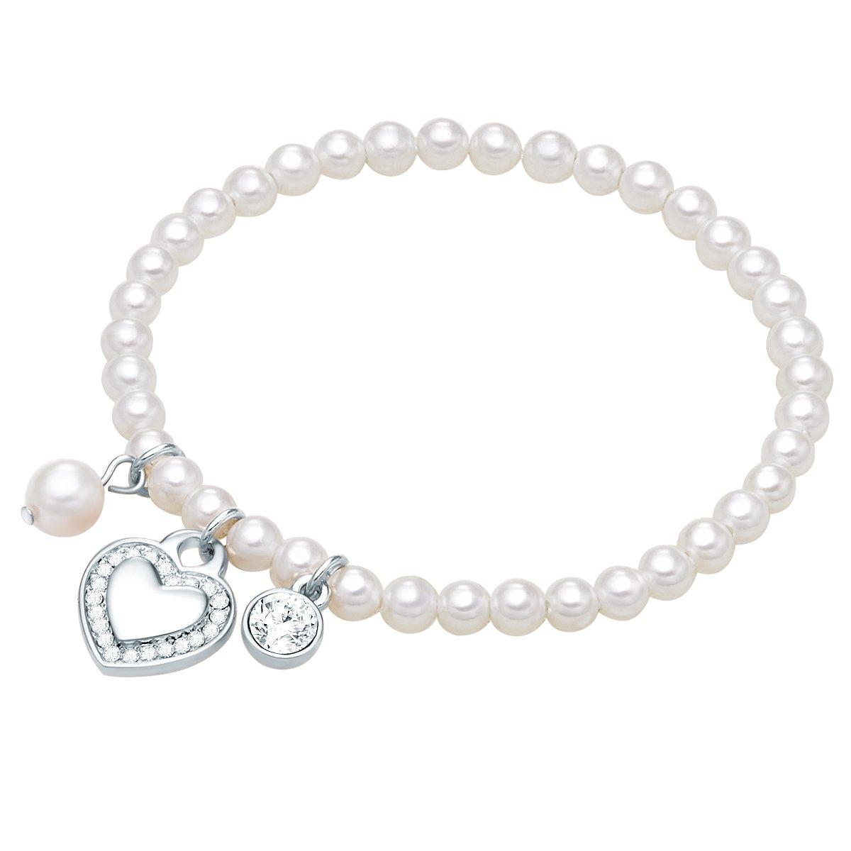 Lulu & Jane  Femme Bracelet Coeur 