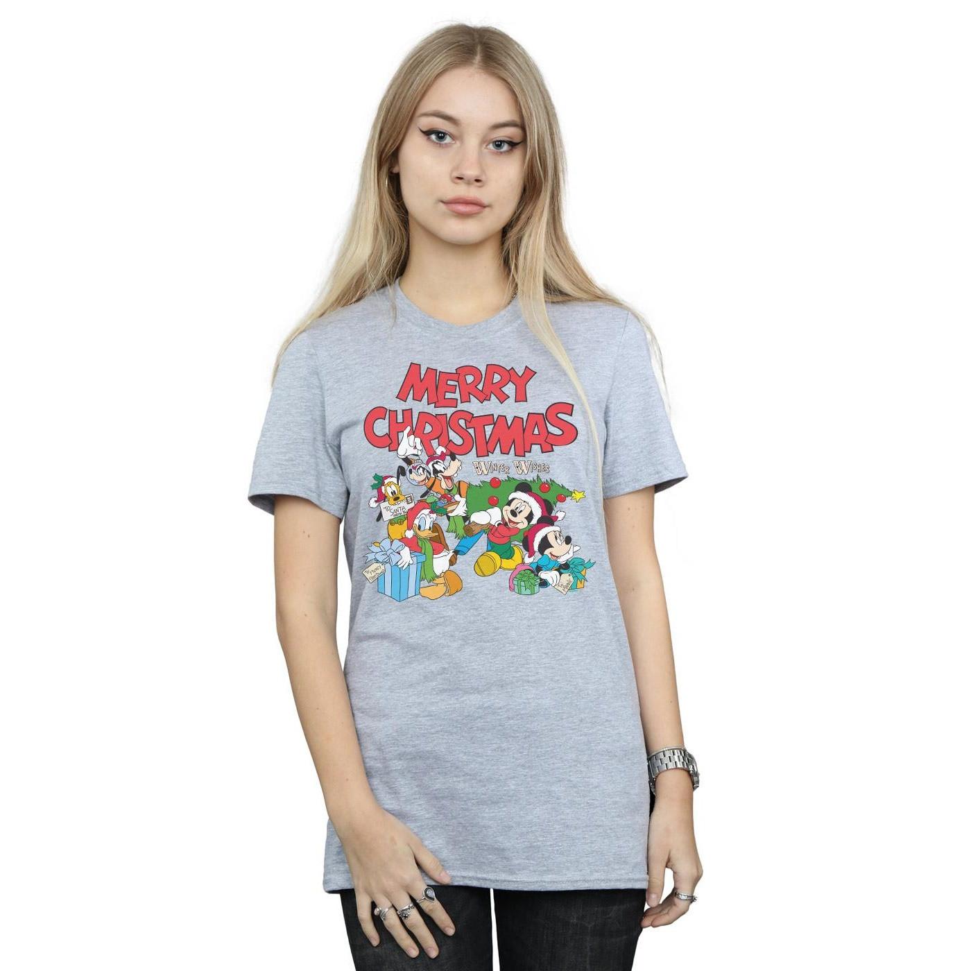 Disney  Tshirt MICKEY MOUSE AND FRIENDSWINTER WISHES 