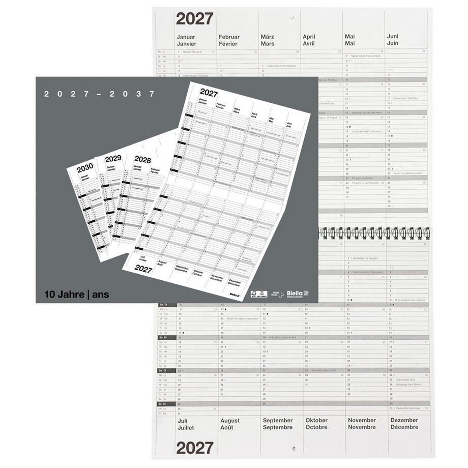 10-Jahreskalender
