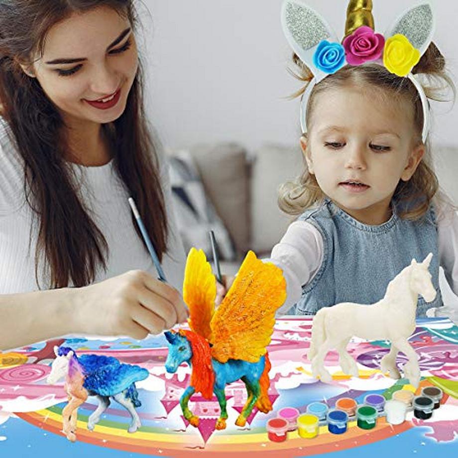 Activity-board  Kit de peinture de licorne pour enfants, décoration et dessin 3D 