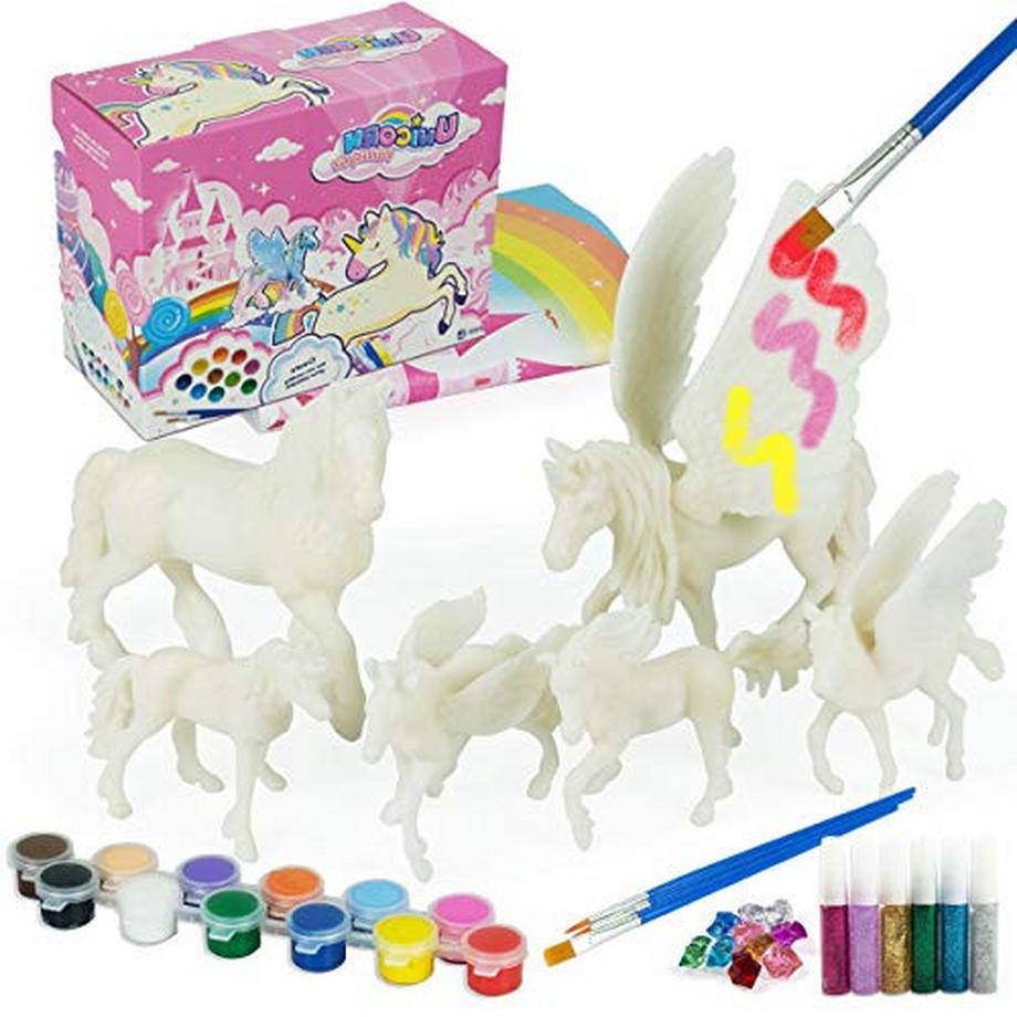 Activity-board  Kit de peinture de licorne pour enfants, décoration et dessin 3D 