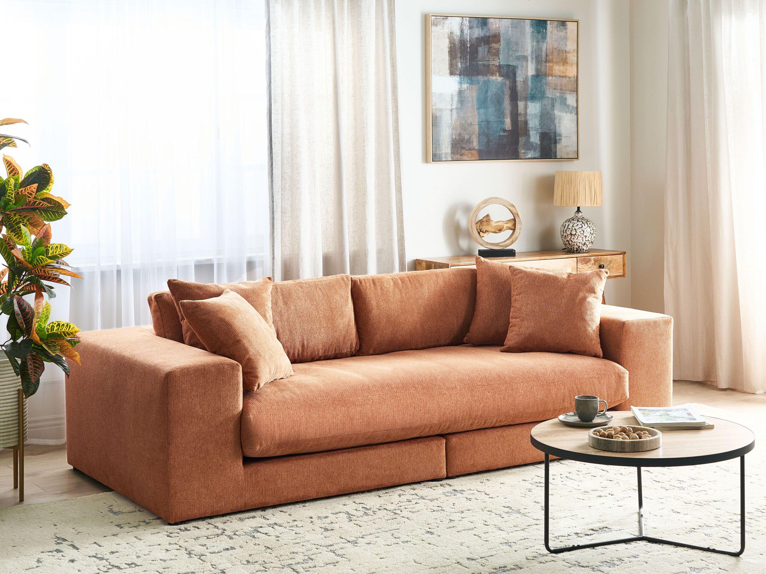 Beliani 3 Sitzer Sofa aus Polyester Modern GLORVIKA  