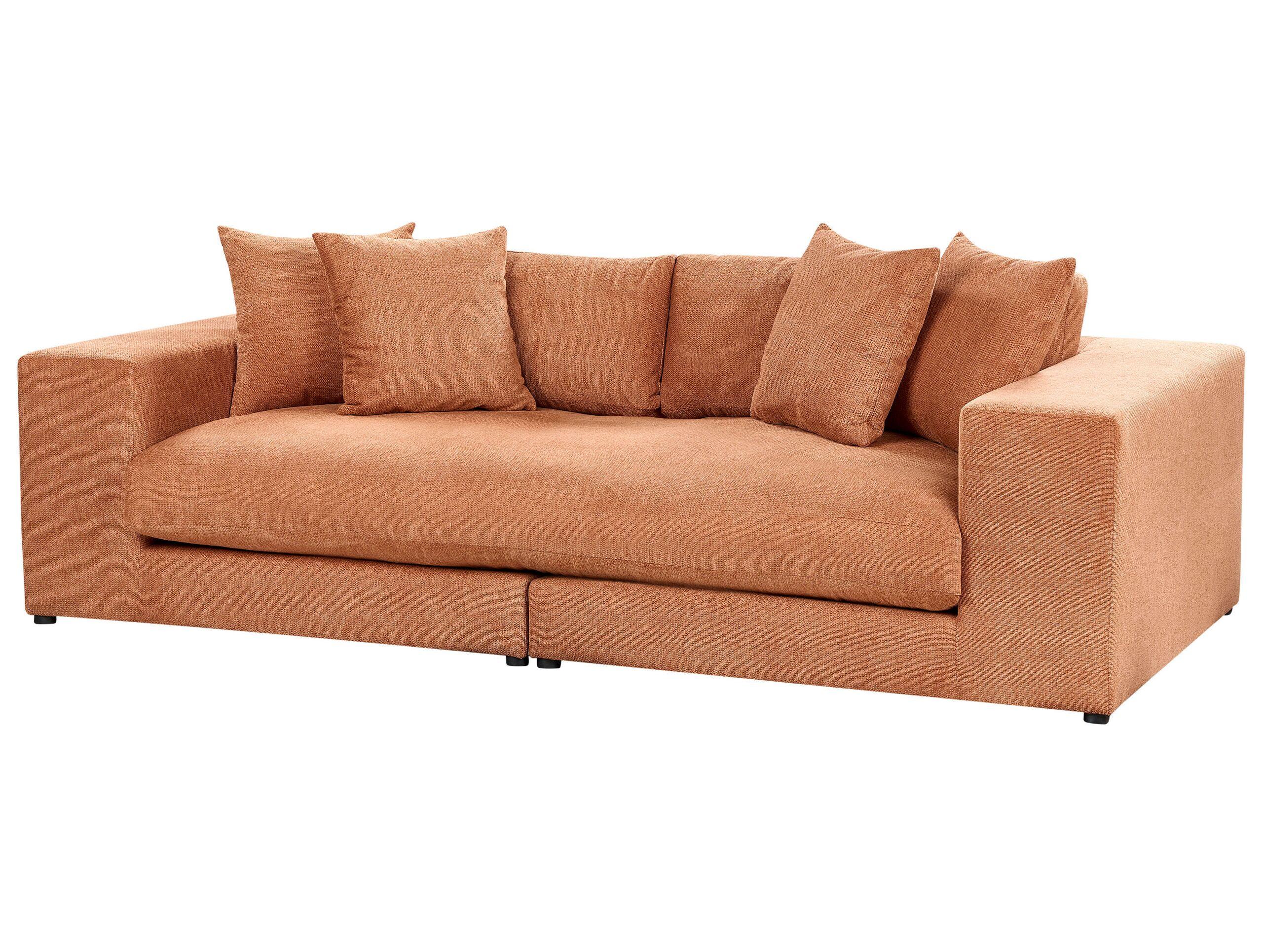 Beliani 3 Sitzer Sofa aus Polyester Modern GLORVIKA  