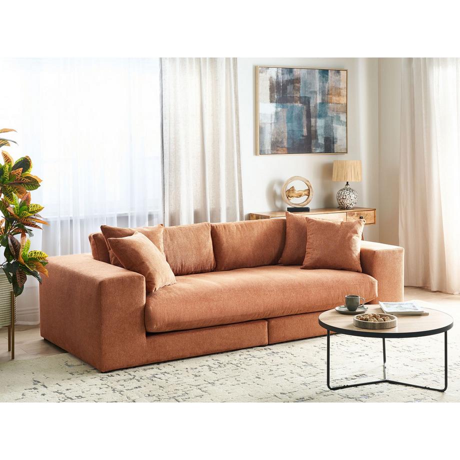 Beliani 3 Sitzer Sofa aus Stoff  GLORVIKA  
