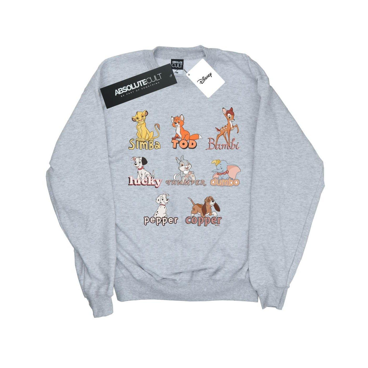 Image of Little Friends Animals Sweatshirt Unisex Grau 104