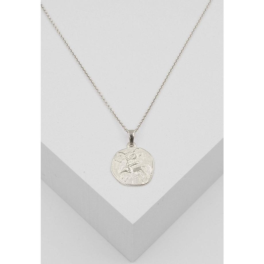 MUAU Schmuck  Anhänger Sternzeichen Schütze Weissgold 750, 16x22mm 