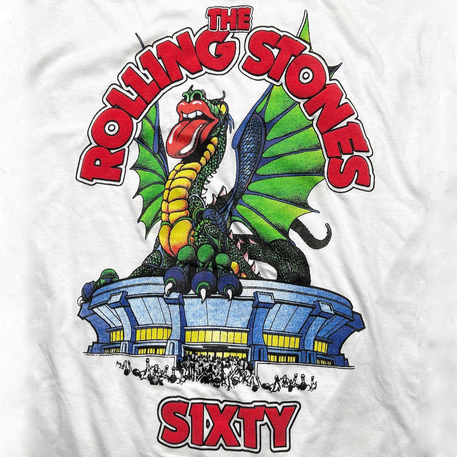 The Rolling Stones  Sixty Stadium Dragon TShirt 