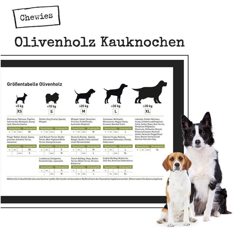 Chewies  bois d'olivier L 