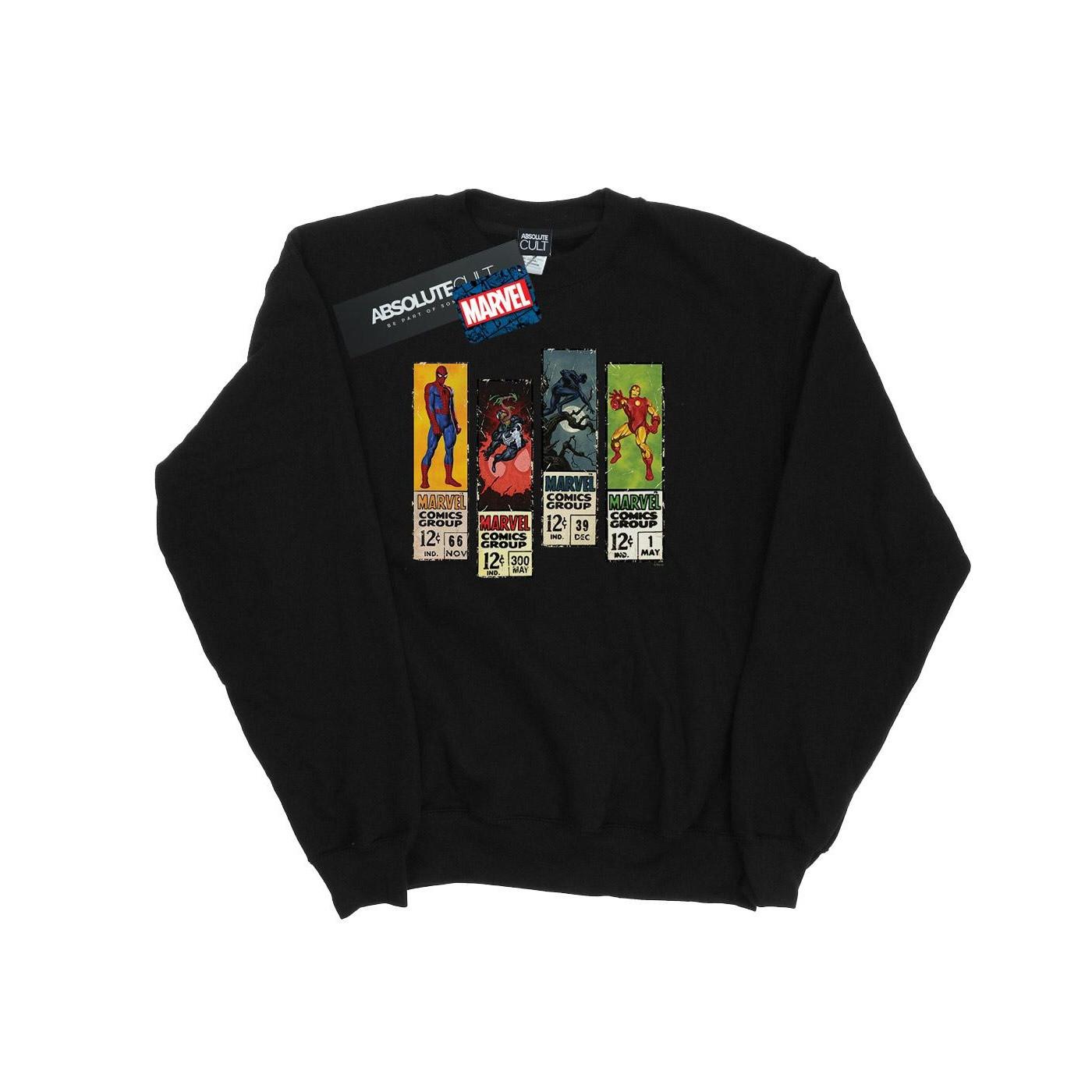 Image of Comic Strips Sweatshirt Mädchen Schwarz 116